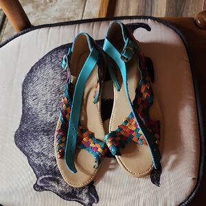 Colorful Woven Sandals